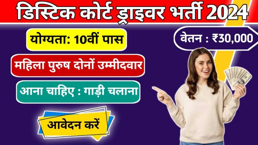 District Court Driver Vacancy 2024